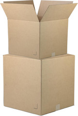 Durable 8x6x3 Brown Corrugated Shipping Boxes – 25 Pack, Eco-Friendly, USA Made