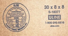 30″ x 8″ x 8″ Cardboard Corrugated Box – SINGLE BOX – LONG