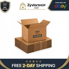 BOX USA Moving Boxes 18″L x 14″W x 12″H (10-Pack) – Heavy Duty