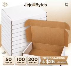 Supplyhut 8x6x2 Inch Corrugated Shipping Mailer Box 3 Layer Durable Packaging