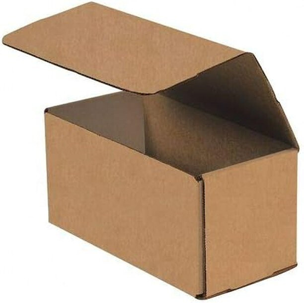 50 13-1/2″ x 3-1/2″ x 3-1/2″ Kraft Corrugated Mailers Die Cut Tuck Flap Boxes