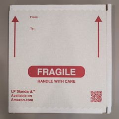 Set Of 5 Vinyl Record LP Shipping Mailer Box, 13 ” Record Mailer, Album Box