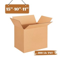 15″ x 10″ x 11″ CARDBOARD BOX – 200 lb Tested- Corrugated BOX (SINGLE BOX)