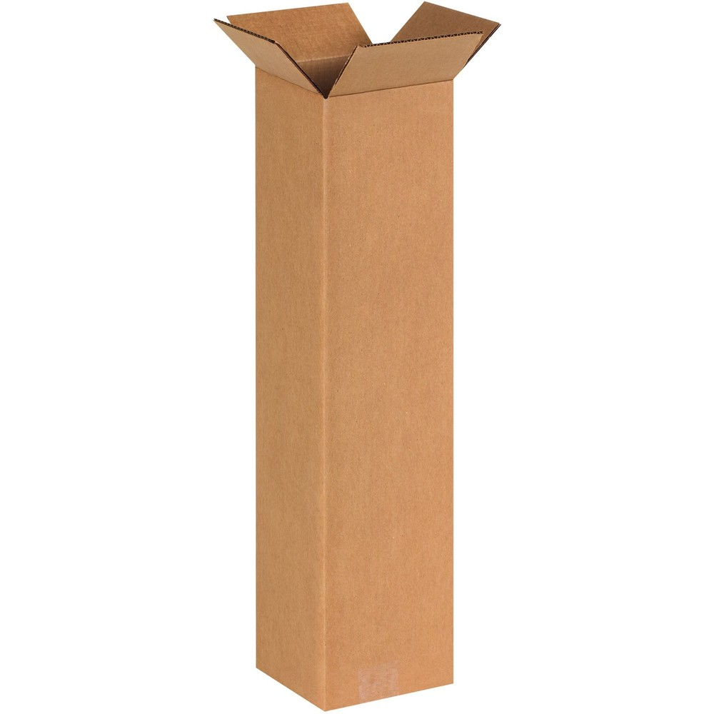 BOX USA Shipping Boxes Tall 6L x 6W x 24H 25-Pack – Corrugated Cardboard Box for