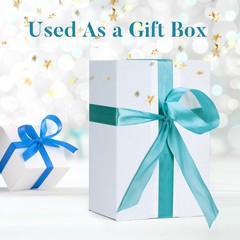 Shipping Boxes 6x6x6 Set Of 6, White Corrugated Cardboard Box For Mailing