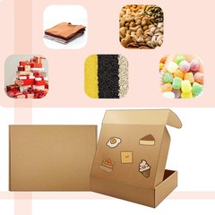 13x10x3 inches Shipping Boxes Set of 20, Brown Corrugated Cardboard Mailers