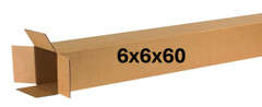 6″ x 6″ x 60″ CARDBOARD BOX – 200 lb – SINGLE BOX – TALL