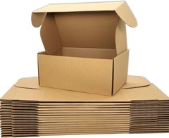 9x6x3 Shipping Boxes Set of 30, Brown Mailer Corrugated Cardboard Box | for P…