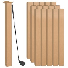 15 Pcs 4x4x40 Golf Club Shipping Boxes, Tall Corrugated Cardboard Boxes, Long…