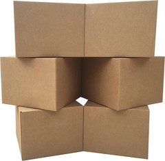 Large Moving Boxes 20” x 20” x 15” (Pack of 6), Corrugated Cardboard Boxes…