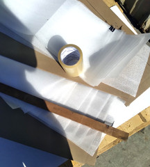 [PACK OF 10] Skateboard Shipping Box 200lb + 20 Sheet FREE FOAM Cush Trboxtapes