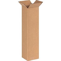 25 – 6x6x24 TALL Cardboard Shipping Moving Storage Boxes Corrugated Cartons