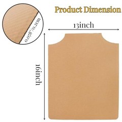 50 Cardboard Shirt Forms 16×13 Inch Inserts for Display & DIY Crafts, Corrugated