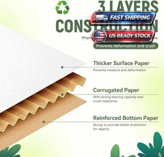 6X4X1 Inches Small Shipping Boxes Set of 25- Brown Mailer Corrugated Cardboard