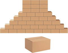 Edenseelake 40 Pack 8X6X4 Inches Shipping Boxes Small Cardboard Boxes for Packi
