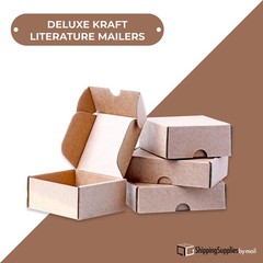 50 Kraft 10x8x1.5″ Deluxe Literature Mailers ECT-32B