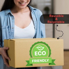 100pcs-4x4x4 Cardboard Paper Boxes Mailing Packing Shipping Box-Economic Grade