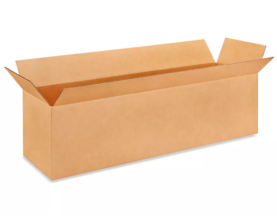ULINE S-4419 48″ x 12″ x 12″ Long Cardboard Corrugated Boxes Lot of 5