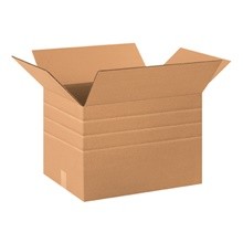 20 x 12 x 12″ Multi-Depth Corrugated Carton Boxes-Pack of 20