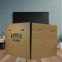 Adjustable TV Moving Box Flat Panel TVs Up to 70 Inch Safe Packing Storage New