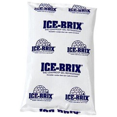 96 Per Case 5×2 3/4×3/4 3 oz. Ice Brix Cold Packs