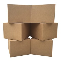UBMOVE Large Moving Boxes 20” x 20” x 15” (Pack of 6), Corrugated Cardboar…