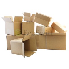 1-200 3x3x3 “EcoSwift” Cardboard Packing Mailing Shipping Corrugated Box Cartons