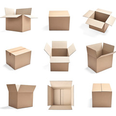 50 8x8x8 Corrugated Cardboard Boxes – 32 ECT Shipping Boxes