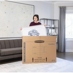 Large Moving Box 55 Inch TV Picture Mirror 4 Pack Sturdy Cardboard Storage New