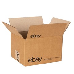 10″ x 8″ x 6″ Boxes – Black eBay Logo (Quantity of 25)