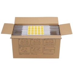 8×5.5×1.6 inches Shipping Boxes Set of 25, White Corrugated Cardboard Box Lit…