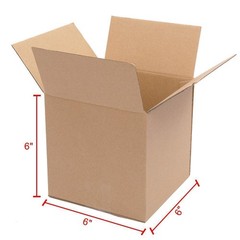 100 6x6x6 Cardboard Boxes Mailing Moving Packing Shipping Box