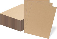 50 Pack 8.5×11 Corrugated Cardboard Sheets Flat Inserts For Shipping Crafts