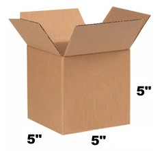 Lot of 50/100 5x5x5 Cardboard Paper Box Mailing Packing Shipping Corrugated Box