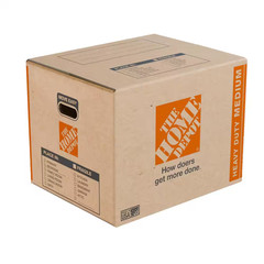 20 In. L X 16 In. W X 15 In. D Heavy-Duty Medium Moving Shipping and Packing Box