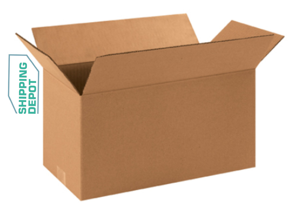50 ~ 16x8x8″ Corrugated Kraft Cardboard Cartons Shipping Packing Box Boxes
