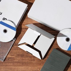 100 Pcs 5 5/8″L X 5″W X 7/16″H Cd Mailer Box Cd Shipping Boxes Corrugated Mailin