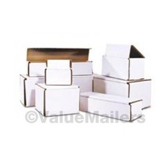 50 – 10x2x2 White Corrugated Shipping Mailer Packing Box Boxes