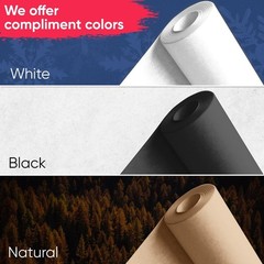 USA Made 36″ x 1200″ Brown Kraft Paper Roll, 45 lbs Thickness, American Quali…
