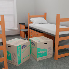 Classic Cardboard Moving Box with Handle Holes Fast shipping and Any Size