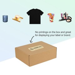 13x10x2 Inches Shipping Boxes Pack of 25, Small Corrugated Cardboard Box for …