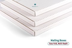 7-inch 45 RPM Record Mailers (NOT for 12-inch LPs), 7.5 x 7.5 x 1.1 Inch Corr…