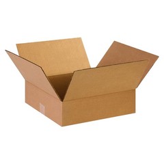 Partners Brand 14x14x4 Corrugated Cardboard Boxes, 8L x 6W x 4H , Pack of 25 | S