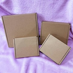 ​​​5x4x1 inch Small Boxes 50 Pack, Brown Kraft Corrugated Cardboard Mailer Bo…