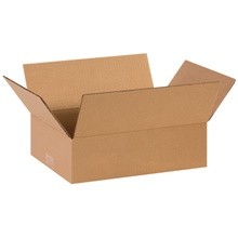 14 x 8 x 4″ Flat Corrugated Carton Boxes-Pack of 25