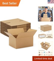 8x6x4 Small Shipping Boxes (30-Pack) in Brown