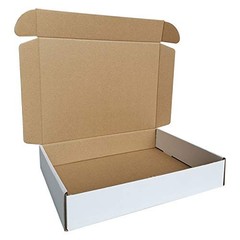 25 PCS Oyster White Corrugated Mailers 11 1/8 x 8 5/8 x 2 Inch CM118225