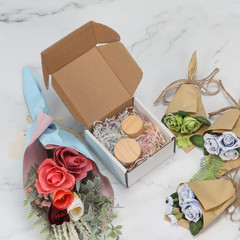 4X4X2 Shipping Boxes Set of 100, White Small Corrugated Cardboard Box, Mailer Bo