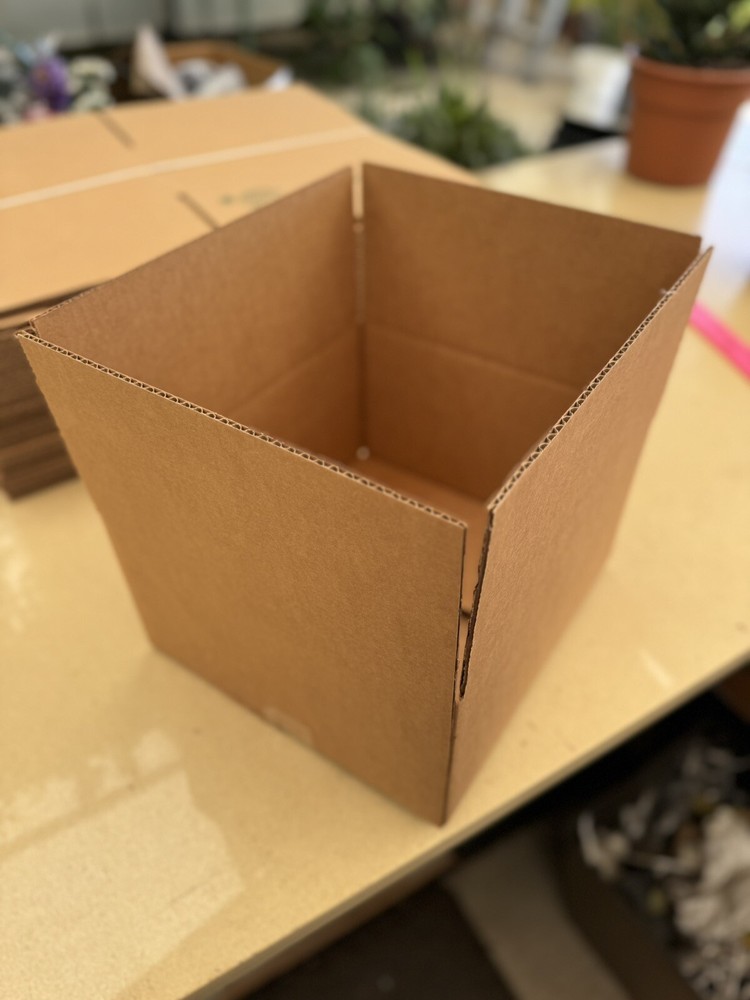 Bundle Of 25 Cardboard Boxes – Brown 10”x9”x3”