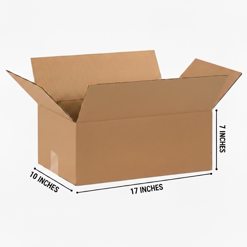Bundle of 25 Georgia-Pacific 17x10x7 Corrugated Shipping Boxes. 44 ECT! New!